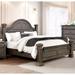 Stroh Traditional Wood Trim Molding Panel Bed with Bell-shaped Headboard by Furniture of America
