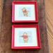Disney Wall Decor | Disney Winnie The Pooh Limited Edition Signed Etching X 2 Sowa & Reiser 149/500 | Color: Red/White | Size: See Photos