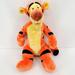 Disney Toys | Disney Tigger Orange Yellow Black Plush Stuffed Animal 18 Inches Long Soft Cute | Color: Black/Orange | Size: Osbb