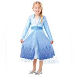 Disney Other | Disney Frozen Ii Elsa Ice Queen Deluxe Beaded Costume Sequins Costume Halloween | Color: Blue/Purple | Size: 7/8