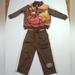 Disney Matching Sets | Disney Pixar Cars Little Boy Outfit Pants Set Size 12 Month | Color: Brown | Size: 12-18mb