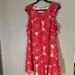 J. Crew Dresses | J Crew Flutter Sleeve Dress Size M | Color: Red/White | Size: M