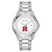 Men's Bulova Silver Rutgers Scarlet Knights Stainless Steel Classic Sport Watch