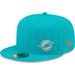 Men's New Era Aqua Miami Dolphins Flawless 59FIFTY Fitted Hat