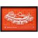 Baltimore Orioles 16'' x 23'' Stadium Glass Framed Sign