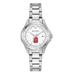 Women's Bulova Silver NC State Wolfpack Stainless Steel Classic Sport Watch