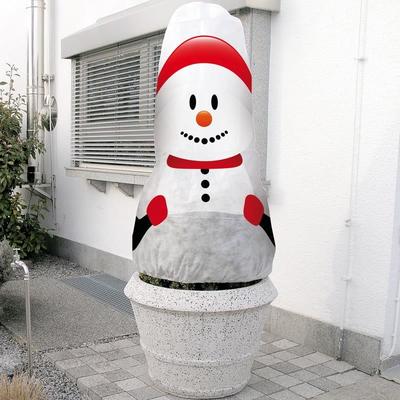 Pflanzenwinterschutz Vlieshaube Schneemann 130 x 160 cm - Noor