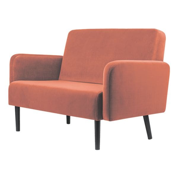 meet 2-Sitzer-Sofa »Lisboa« mit Samtbezug braun, 124x83x55 cm Image