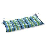 Pillow Perfect Outdoor/ Indoor Topanga Stripe Lagoon Swing/ Bench Cushion