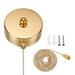 AC 125/250V Pull Chain Switch On-Off Ceiling Fan Switch Electrophoresis Gold - Electrophoresis Gold
