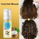 PURC – produits pour cheveux bouclés Mousse de soins à l'huile de noix de coco lissage des