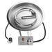 Celestial Fire Glass Round CSA Certified Fire Pit Burner Kit, Stainless Steel, Propane | 2 H x 19 W x 19 D in | Wayfair CSA-19R