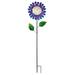 Regal Art & Gift Blue Buttercup Thermometer Solar Stake | 48 H x 11.75 W x 2.75 D in | Wayfair 12708