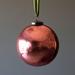 Park Hill Antique Glass Ball Ornament Glass in Pink | 7.25 H x 5.75 W x 5.75 D in | Wayfair XAO00788