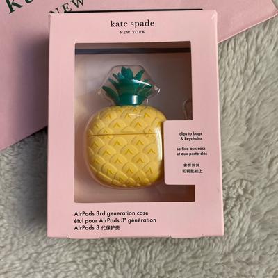 Kate Spade Cell Phones & Accessories | 3rd Generation Airpods Case | Color: Yellow | Size: Os