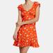 Free People Dresses | Free People Like A Lady Mini Dress | Color: Orange | Size: Xs