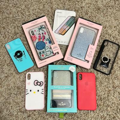 Kate Spade Accessories | Kate Spade Iphone X/Xs Case W Screen Protector And Brand New Hello Kitty Case | Color: Blue | Size: Iphone X/Xs