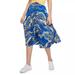 Nine West Skirts | Flared Pleated Skirt From Nine West | Color: Blue | Size: L