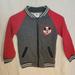 Disney Shirts & Tops | Mickey Mouse Club Letterman Jacket | Color: Gray/Red | Size: Xsb