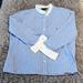 Ralph Lauren Shirts & Tops | Girls Lauren Ralph Lauren Top Size 16 Shirt Blouse Baby Blue Button Up | Color: Blue/White | Size: 16g