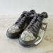 Coach Shoes | Coach Gray Nova Signature Canvas Patent Leather Sneaker - Us 6.5 | Color: Cream/Gray | Size: 6.5