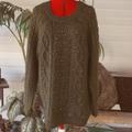 American Eagle Outfitters Sweaters | Aeo Studded Oversized Chunky Knit Sweater | Color: Green | Size: Xxl