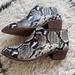 Madewell Shoes | Madewell Snakeskin Sonia Low Chelsea Ankle Boots Womens Size 8.5 | Color: Black/Gray | Size: 8.5