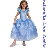 Disney Costumes | Disney Cinderella Live Action Girls' Cinderella Deluxe Costume S 4-6x New/Nwt! | Color: Blue | Size: S 4-6x Girls New