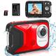 Vmotal Digital Camera with SD card / 30 MP Photo/ 1080P FHD Video/ 2.8” Screen/, Upgrated GD8026 Waterproof Camera for Kids/Children/Teenagers/Students/Beginners