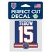WinCraft Tim Tebow Florida Gators Ring of Honor 4'' x Perfect Cut Decal
