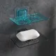 Boîte à savon en plastique support de plateau de salle de bains accessoires support de rangement