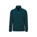 Trigema Herren Fleece Jacke, Blau (Saphir 15, 3XL