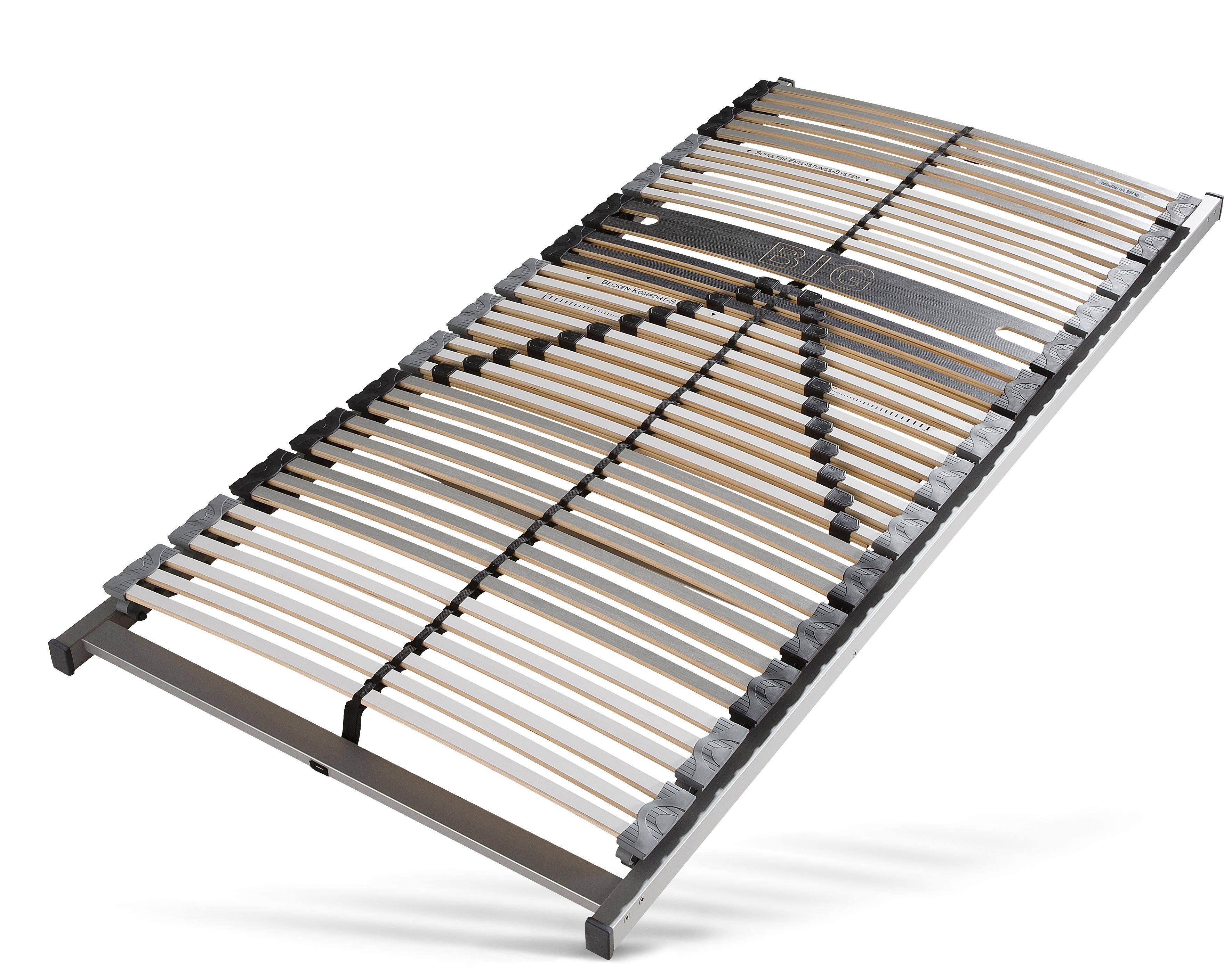 Lattenrost BECO "Big-Stabil & Fest NV", schwarz-weiß (schwarz, weiß), B:100cm H:7,5cm L:200cm, Lattenroste, Lattenrost, für schwergewichtige Personen (bis 180 kg)