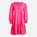 J. Crew Dresses | J. Crew V-Neck Mini Dress With Eyelet Trim Xxl | Color: Pink | Size: Xxl