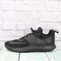 Nike Shoes | Nike Fly Black Leather Lace Up Low Sneaker Running Shoes Size 13 | Color: Black | Size: 13
