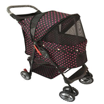 AmorosO Folding Standard Stroller in Black/Brown/Gray | Wayfair 6730
