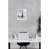 Elizabeth Taylor Spinning Lasso in Giant - Unframed Photograph Paper in Black/White Globe Photos Entertainment & Media | 10 H x 8 W in | Wayfair