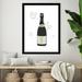 Venice Beach Collections Bubbly Champagne Bottle - Picture Frame Graphic Art on Glass Glass | 18 H x 14 W x 1 D in | Wayfair Champ7-G-B-1418