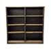 Forest Designs 48" H x 48" W Standard Bookcase Wood in Brown | 48 H x 48 W x 13 D in | Wayfair 6132-BG