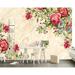 GK Wall Design Flower Bohemian Blossom 6.25' L x 112" W Paintable Wall Mural Vinyl | 187 W in | Wayfair GKWP000189W187H106_V