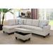 Multi Color Sectional - Beverly Fine Furniture Linda Setanta 97" Wide Left Hand Facing Sofa & Chaise w/ Orroman Linen | Wayfair TF97001A-3PC