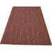 White 36 x 36 x 0.3 in Indoor/Outdoor Area Rug - Corrigan Studio® Furnish My Place Geometrical Pattern Indoor/Outdoor Refine Rust Rug, Abstract Area Rug, Doorway Mat | Wayfair