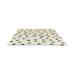 White 70.8 x 47.2 x 0.7 in Indoor Area Rug - Corrigan Studio® Johnnathan Leopard Rectangle Hand Tufted Wool Area Rug in Beige/Yellow/Blue Wool | Wayfair