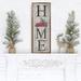 The Holiday Aisle® Home Christmas Tree Truck Whitewash Wood in Brown | 24 H x 8 W x 1.5 D in | Wayfair 1E941FF22259479FB135F87DF61F43A4