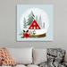 The Holiday Aisle® Snow Globe Village Snow Globe Village II by Victoria Barnes - Wrapped Canvas Graphic Art Canvas in White | Wayfair