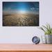 Latitude Run® Urban Sky by Sebastien Lory - Unframed Photograph Metal in Black/Blue | 12 H x 16 W x 0.13 D in | Wayfair