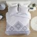 Union Rustic Dorcer Reversible Comforter Set Polyester/Polyfill/Microfiber in Black/White | Full/Queen Comforter + 2 Standard Shams | Wayfair