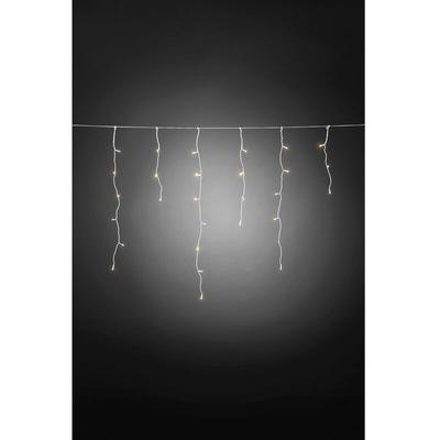 Konstsmide - Lichtervorhang-Eisregen Außen 1,5 v 80 led Warmweiß (b x h) 300 cm x 87.5 cm