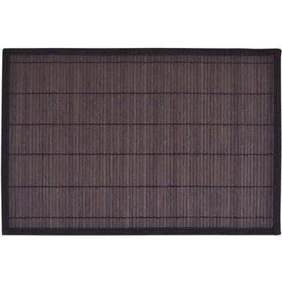 6 Bambus-Platzdeckchen 30 x 45 cm Dunkelbraun Vidaxl Image