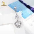 Anneau de Piercing pour le nombril pendentif géométrique bijoux pour le corps en titane en